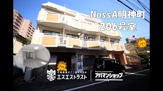 【八王子市「明神町」賃貸マンション】NossA明神町　１R 　室内動画　アパマンショップ　エスエストラスト