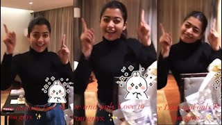 Rashmika Mandanna Surprise Gift From Friends |Rashmika Funny Video |Tollywood Nagar | Celebrity News