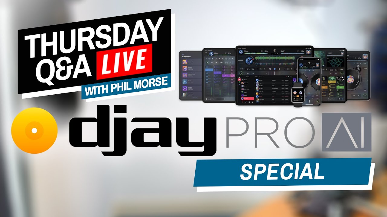 Djay Pro AI - New Vocal/Music/Drums Isolation - Live Q&A With ...