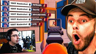 Nadeshot Plays Against FPS PROS in Fortnite's New 5v5 FIRST PERSON MODE!