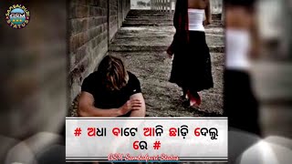 ଅଧା ବାଟେ ଆନି ଛାଡ଼ି ଦେଲୁ ରେ || Sambalpuri Sad Status || Sad status || Sambalpuri status