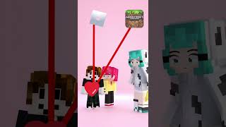 Roblox & Minecraft are friends #shorts ♥️💛 #funny #minecraft