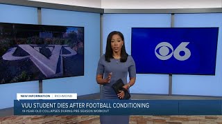 Virginia Union University student dies after football conditioning