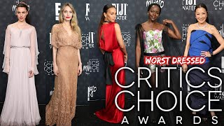 10 WORST DRESSED AT THE CRITICS CHOICE AWARDS 2025!