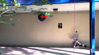 Tracker shot of Projectile motion