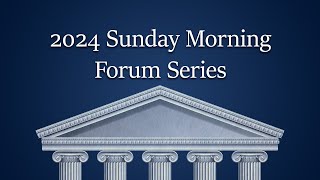 Forum Series I John Wesley I November 24, 2024