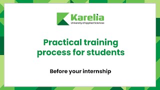 Practical training process for students - Before the internship begins