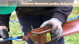 Rastinio namo renovacija - lauko dailylentės