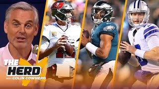 Eagles remain undefeated after beating Cowboys, Tom Brady, Bucs struggle in Week 6 | NFL | THE HERD