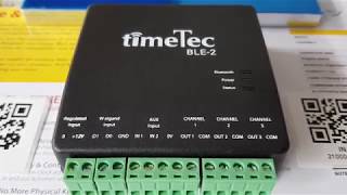 TimeTec Security BLE-2 Bluetooth Controller (IoT) \u0026 TimeTec Security Mobile App