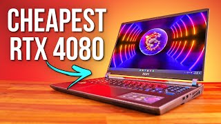 The Cheapest RTX 4080 Gaming Laptop! MSI GP68 Review