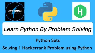 Set in python tamil - Python full course in Tamil - Learn Python By Problem Solving - Hackerrank