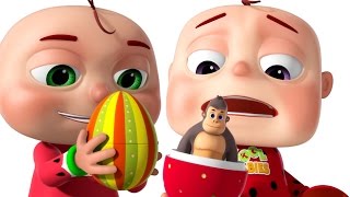 Five Little Babies Opening The Eggs | Five Little Babies Collection | Zool Babies Fun Rhymes