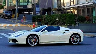 Ferrari 488 Spider in Seoul, South-Korea