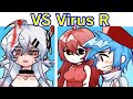 Friday Night Funkin' VS Virus R FULL WEEK + Cutscenes  (FNF Mod/Hard) (Cute Character/GF/BF)