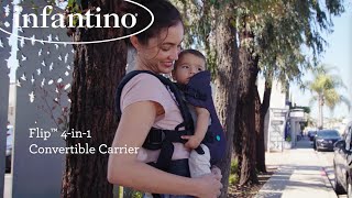 Infantino Flip 4-in-1 Convertible Carrier, Black