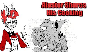HAZBIN HOTEL Comic Dub  | Alastor Shares His Cooking