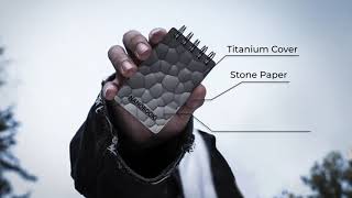 NANOBOOK: World’s Smallest Titanium Notepad with Stone Paper