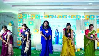 Teachers dance on 1st Annual day stage of Happy Feet play school,kausalya colony, Bachupally