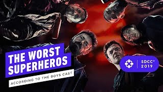 The Worst Superheroes According to the Boys Cast - Comic Con 2019
