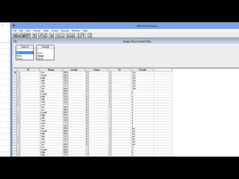 Join or Merge Two Tables in Excel Using Microsoft Query - Easy! Join or Merge Two Tables in Excel Using Microsoft Query - Easy!