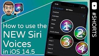 NEW Siri Voices on iOS 14.5 | #Shorts