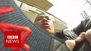 Moment BBC team attacked in China - BBC News