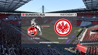FIFA 21 | 1. FC Köln vs Frankfurt - Germany Bundesliga | 18/10/2020 | 1080p 60FPS