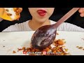 asmr 🍑무화당 그래놀라*카카오 바나나 시나몬 갈릭 with그릭모모 먹방granola*cacao banana cinnamon garlic with greek peach