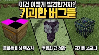 미싱 텍스처가 돌아왔다..?! 기괴한 버그들!! 마인크래프트 (Minecraft) [블루위키]