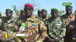 FAMa | Visite chef d'état major général adjoint des armées à l'école militaire interarmes Koulikoro