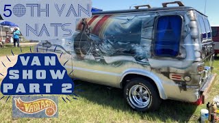 50th Nationals Van Show Walk Through Part 2 Custom Vans Everywhere head on a swi