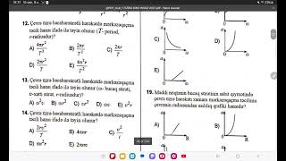 MIərkəzəqaçma təcili.Çevrə üzrə hərəkət. DİM. Toplu. Fizika