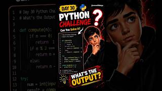 Can You Beat This Python Logic Puzzle? 🐍 #python #coding #shorts #30