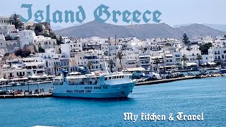 Greece Island Vlog in Summer / Greek Island Travel Vlog 4k