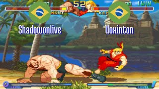 FT10 @sfa2u: Shadowonlive (BR) vs Uoxinton (BR) [Street Fighter Alpha 2 sfa2 Fightcade] Feb 7