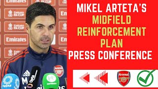 Mikel Arteta's MIDFIELD REINFORCEMENT (PLAN) press conference #arteta #arsenal #arsenaltransfernews