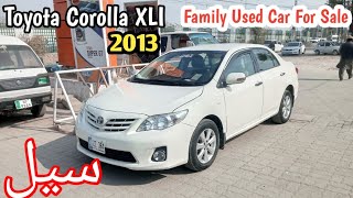 Toyota Corolla Xli 2013 Model Review, Family Used Corolla Xli 2013 For Sale Rawalpindi farhadwheels