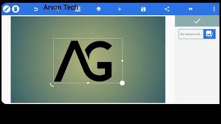 Pixellab tutorial – A+G modern logo design || #youtube |#tutorial