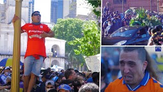 El último adiós a Maradona: Buenos Aires se inundó de lágrimas