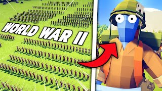 Totally Accurate Battle Simulator but it's WW2 - TABS Gameplay!