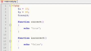 PHP 16 - Conditional operators Tutorial