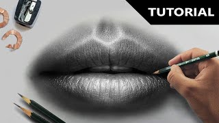 Draw Hyper Realistic lips | Step-by-step | Easiest method