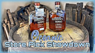 Jefferson's Ocean Cask Strength vs. Single Barrel Store Pick. Voyage 21 vs. 27. Blind Review!