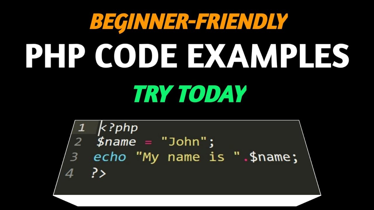 Php For Beginners Practical Code Examples To Get Started Youtube