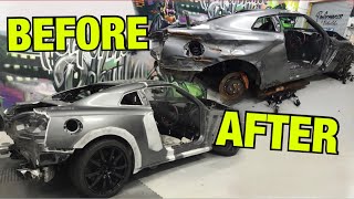Rebuilding a salvage NISSAN GTR part 13 (ALMOST READY FOR PAINT)