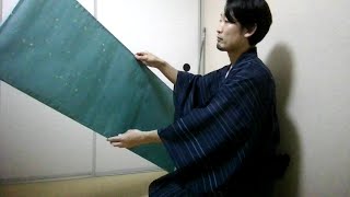 屏風を作る会 Making a Japanese folding screen