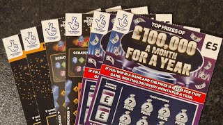 £30 Mix of Allwyn UK National Lottery Scratch Cards