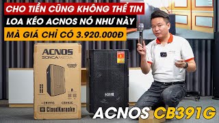 Loa Kéo ACNOS CB391G Bass 40 Cực Khủng, Loa Karaoke Di Động Bluetooth Giá Dưới 4 triệu