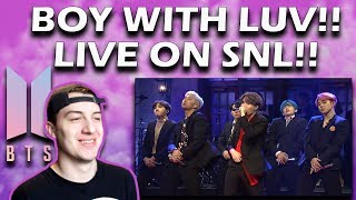BTS: Boy with Luv (Live) - SNL REACTION!